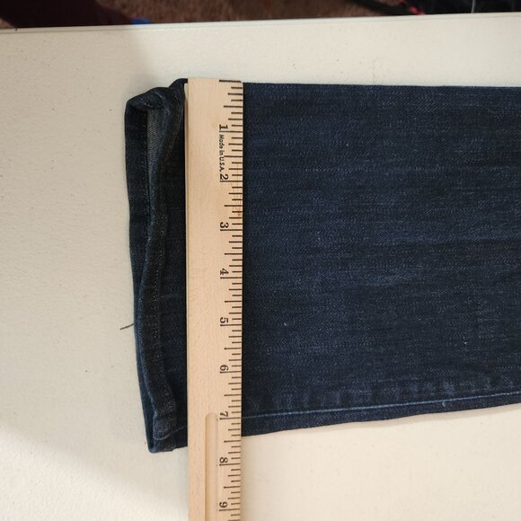 Hudson Beth Baby Boot Jeans Dark Wash Bootcut Size 28 actual 31 - Picture 13 of 14